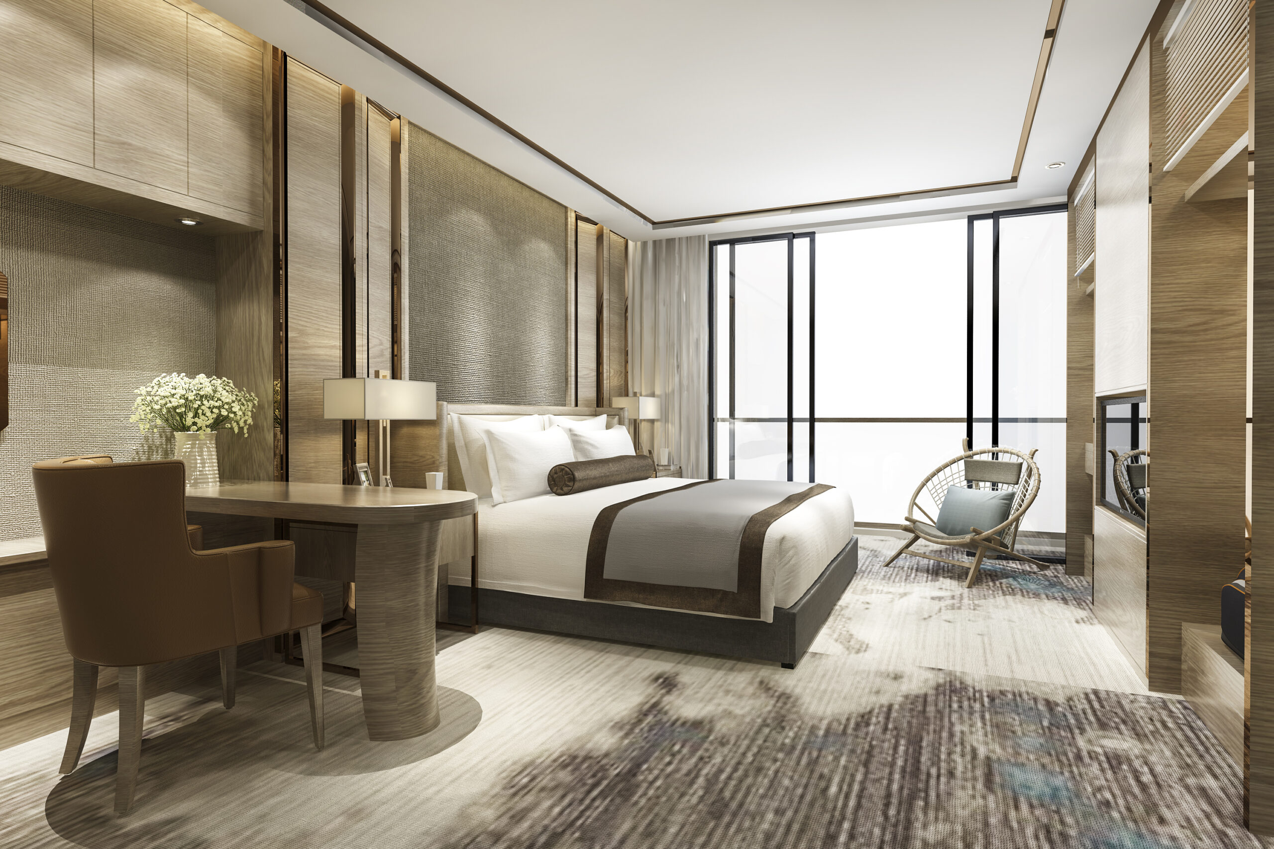 luxury classic modern bedroom suite hotel scaled